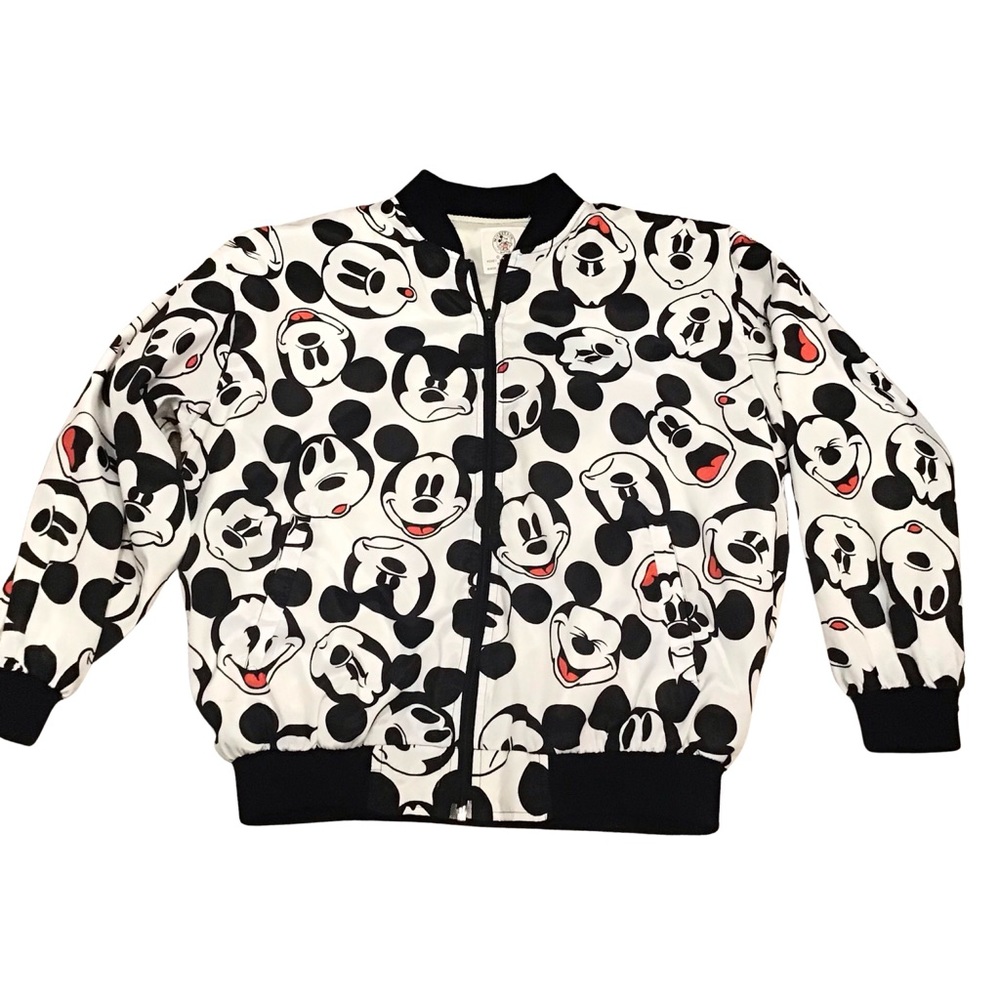 Vintage 80s/90s Mickey Mouse Disney‎ Bomber Jacket ONE SIZE FITS MOST